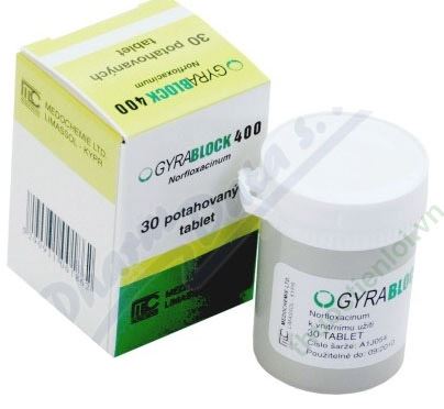 Gyrablock 400 mg of 10 tabs